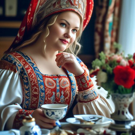 Девушка русская