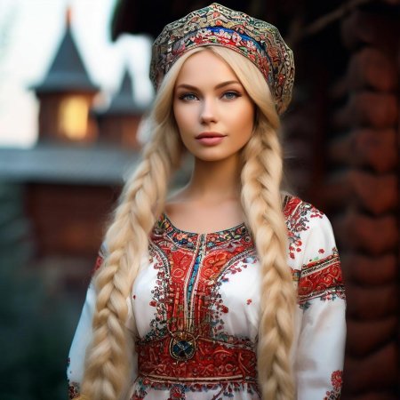 Красавица блондинка