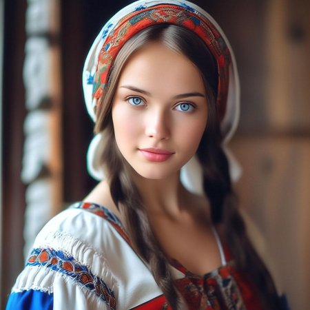 Русская народная красавица
