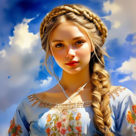 Красивая девушка русская