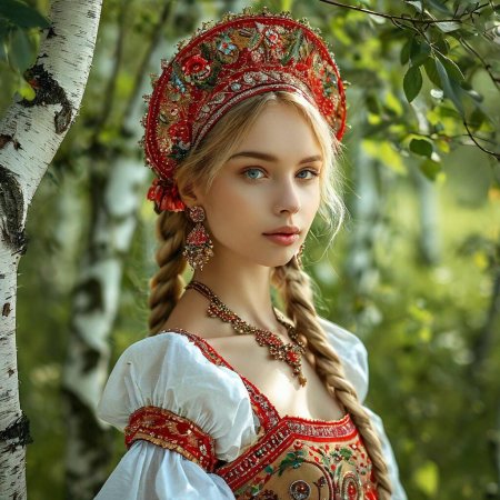 Образ русской красавицы