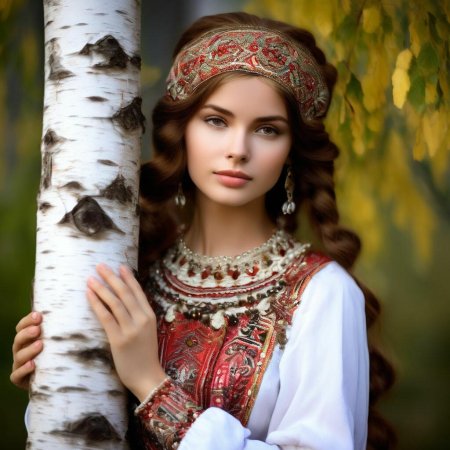 Русская народная красавица