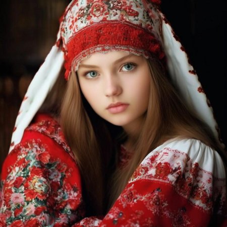 Простая русская девушка