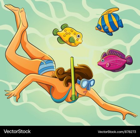 Дайвинг мультяшный