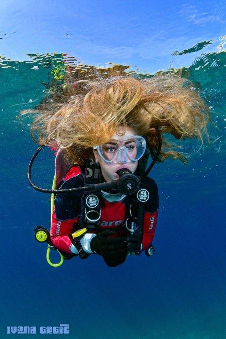 Дайвинг девушка