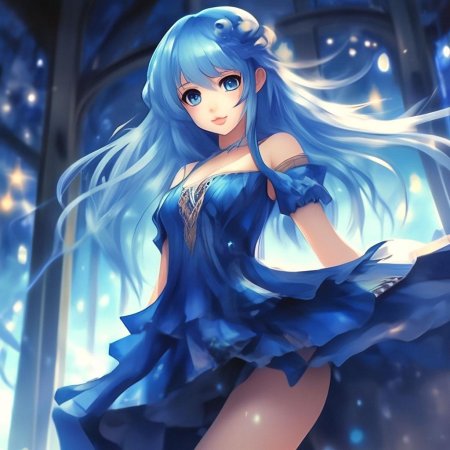 Аниме голубая