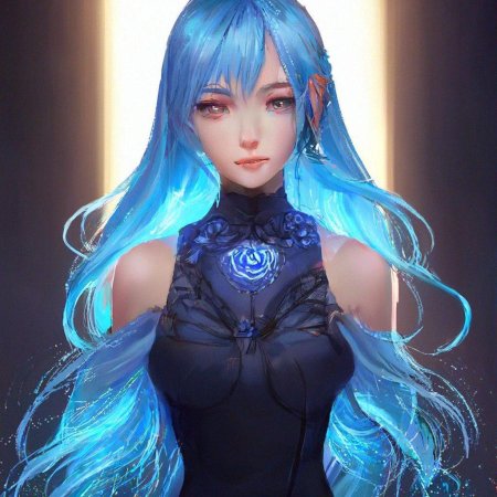 Аниме девушка красивая