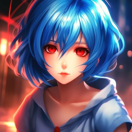 Красные глаза аниме