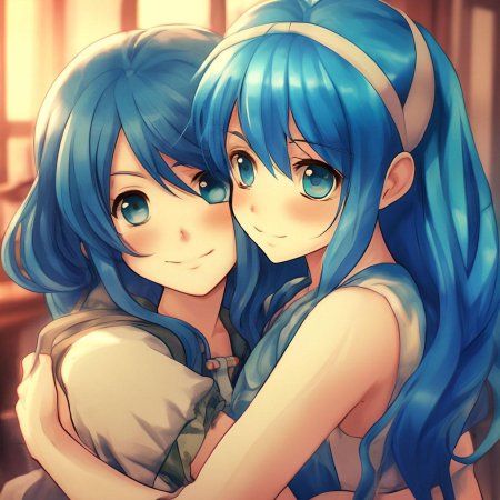 Аниме три девушки