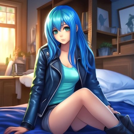 Голубая аниме