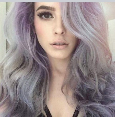 Красивые девушки с серыми волосами