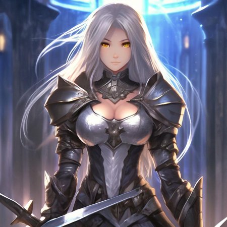 Аниме девушка воин