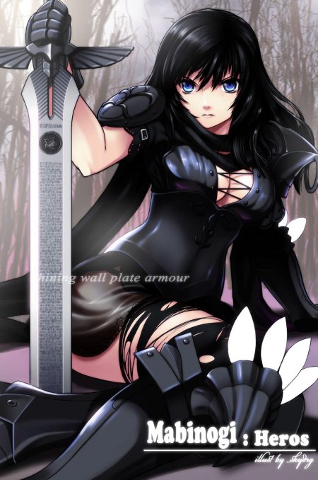 Аниме девушки в броне