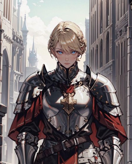 Девушка рыцарь аниме