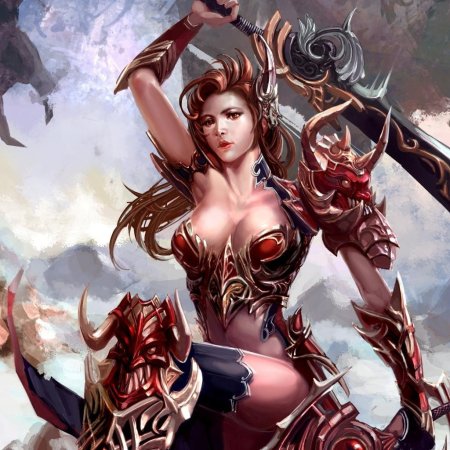 Воительница арт