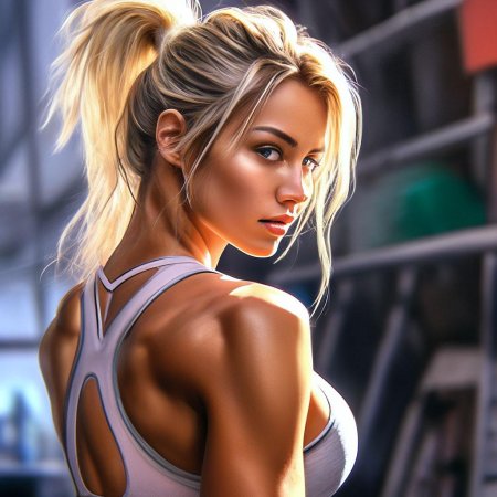 Девушка фитнес модель