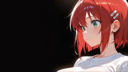 Красивая девушка аниме