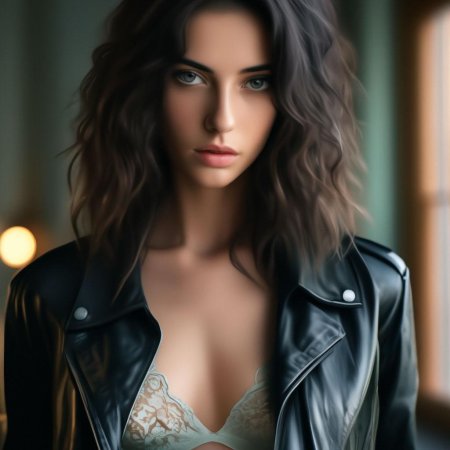 Темноволосая девушка