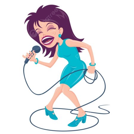 Девушка с микрофоном