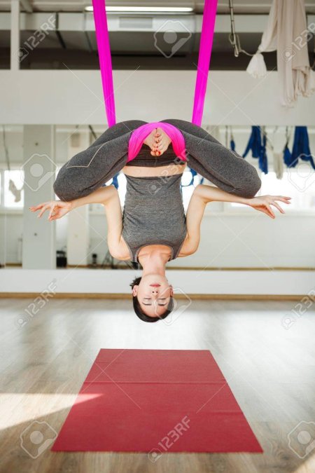 Йога в гамаках