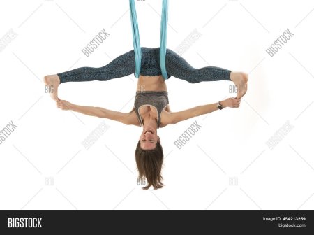 Элементы на гамаке для воздушной гимнастики