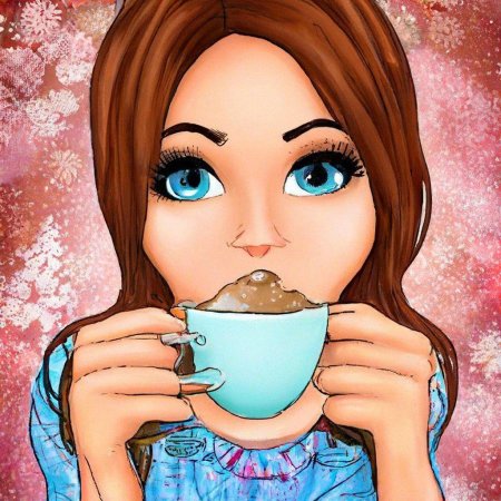 Девушка с кофе