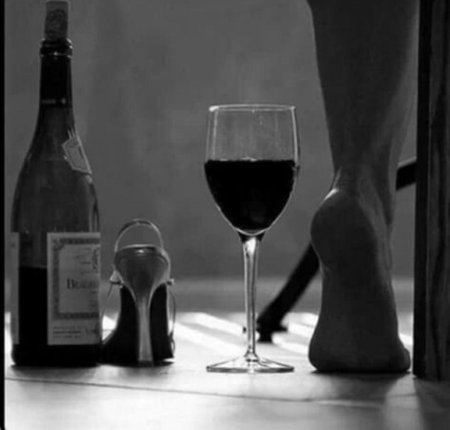 Фотосессия с вином