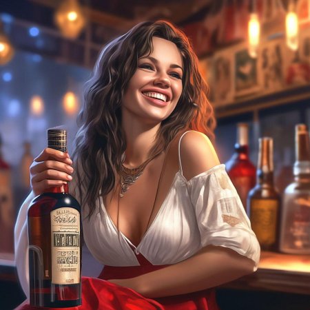 Девушка с виски