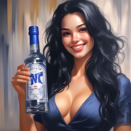 Красивая брюнетка