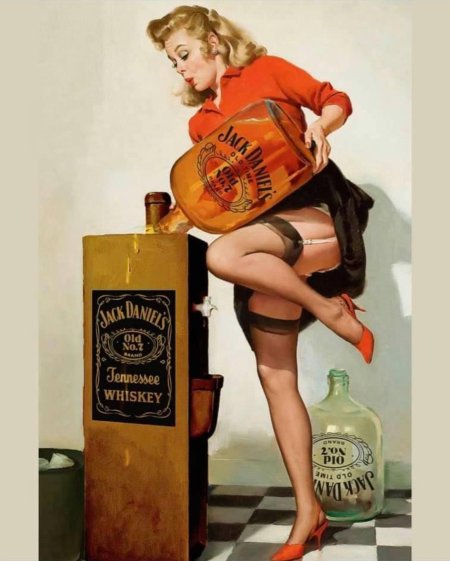Джек Дэниэлс пин ап