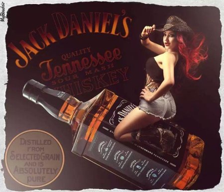 Реклама виски Джек Дэниэлс