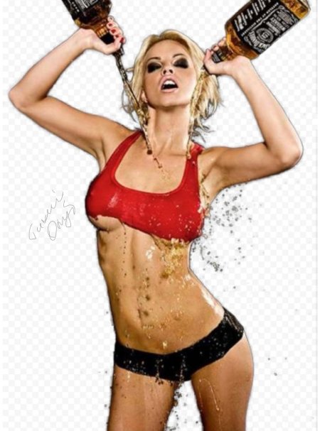 Девушка с шампанским