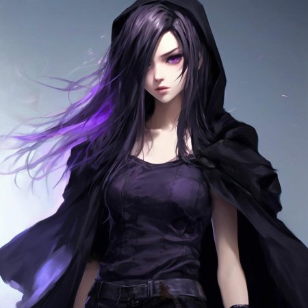 Аниме с черными волосами