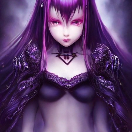 Аниме с фиолетовыми волосами