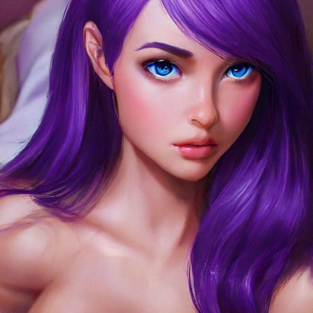 Фиолетовые глаза