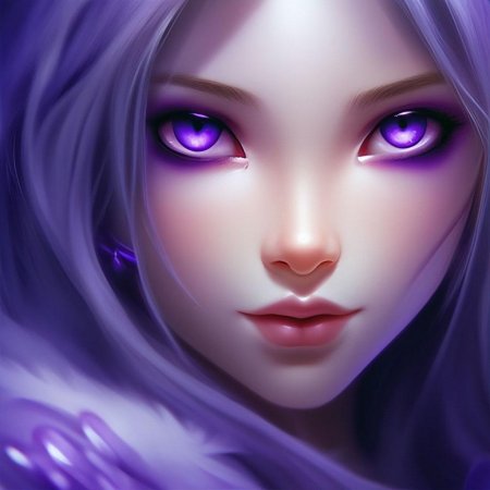 Люди с фиолетовыми глазами