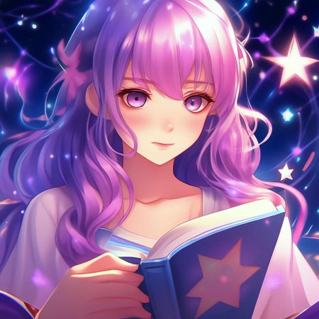 Красивая аниме девушка