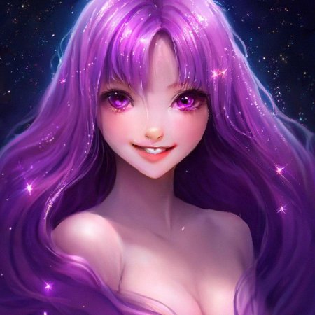 Фиолетовые волосы