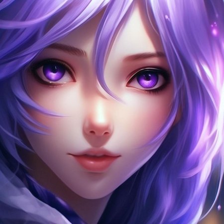 Фиолетовые глаза