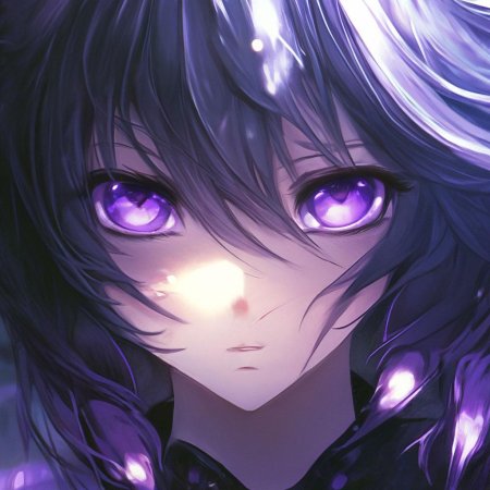 Темно фиолетовые глаза