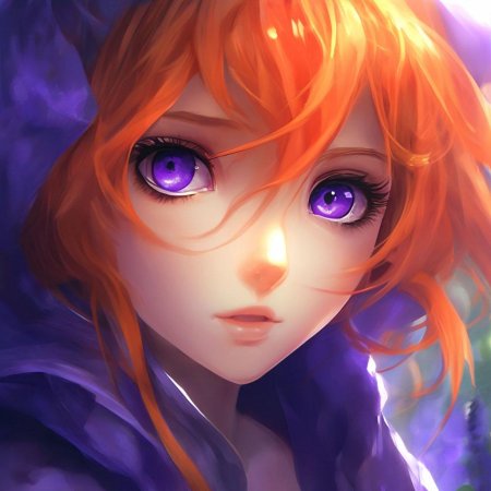 Фиолетовые глаза