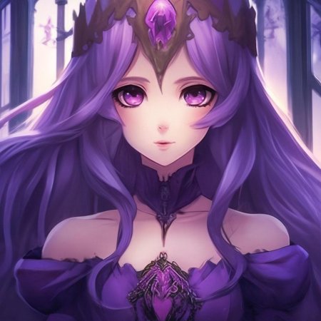 Волосы фиолетовые