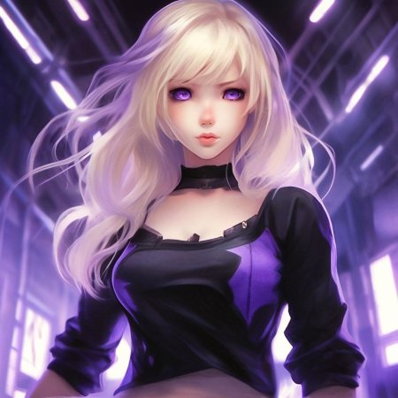 Аниме блондинка