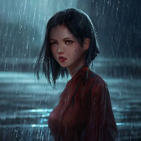 Дождь девушка