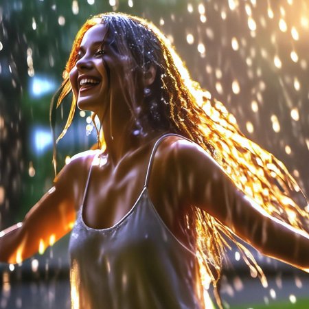 Танец под дождем