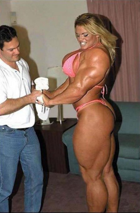 Толстые накаченные девушки