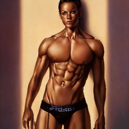 Девушка бодибилдинг