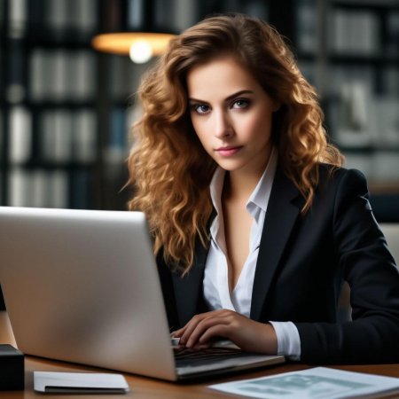 Девушка в деловом стиле