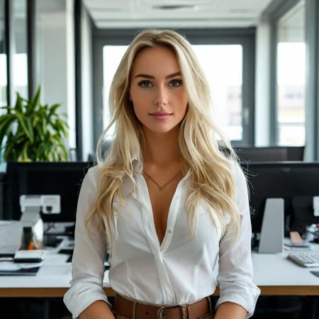 Девушка блондинка