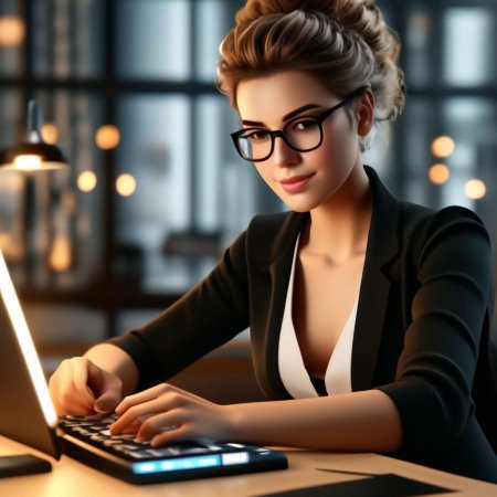 Девушка секретарь